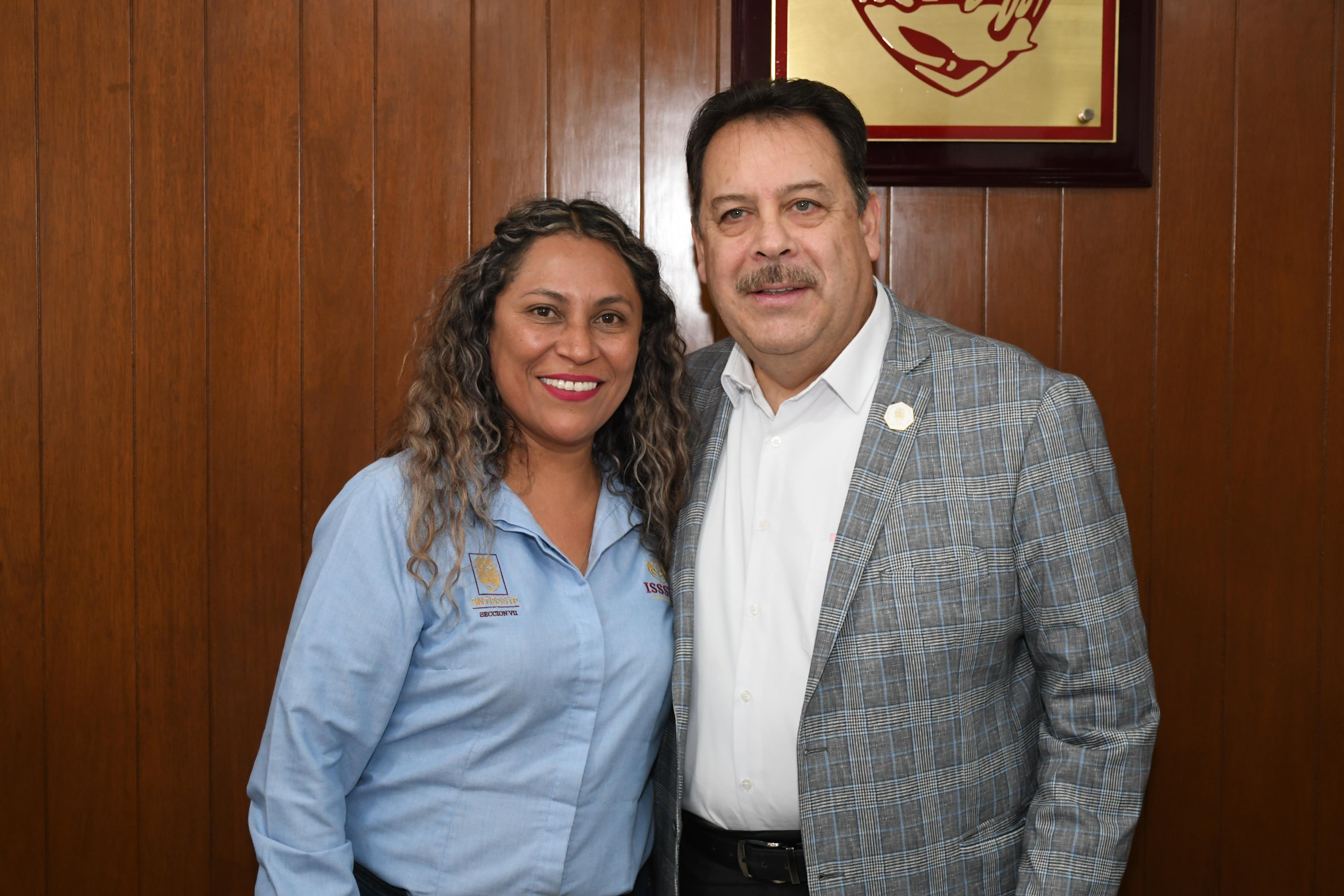 Visita de compañeras y compañeros de la Sección VII, Aguascalientes